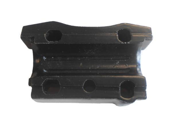 Hauptständerbefestigung Aluminium schwarz